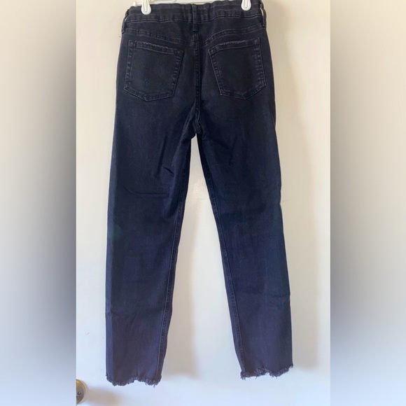 Girls Black Girlfriend Jeans - Picture 2 of 3